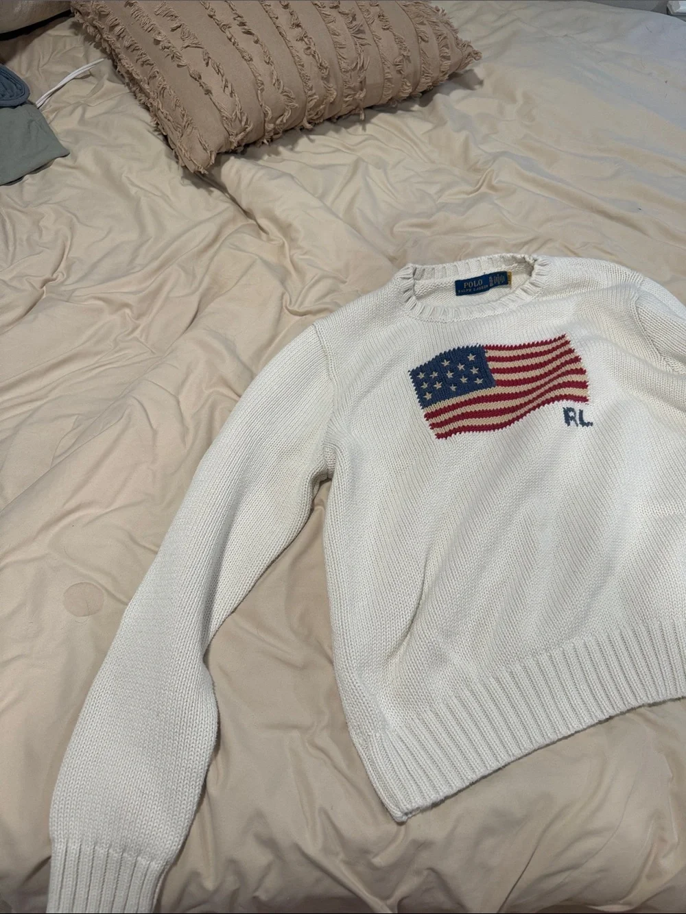 ICONIC flag sweater by Ralph Lauren